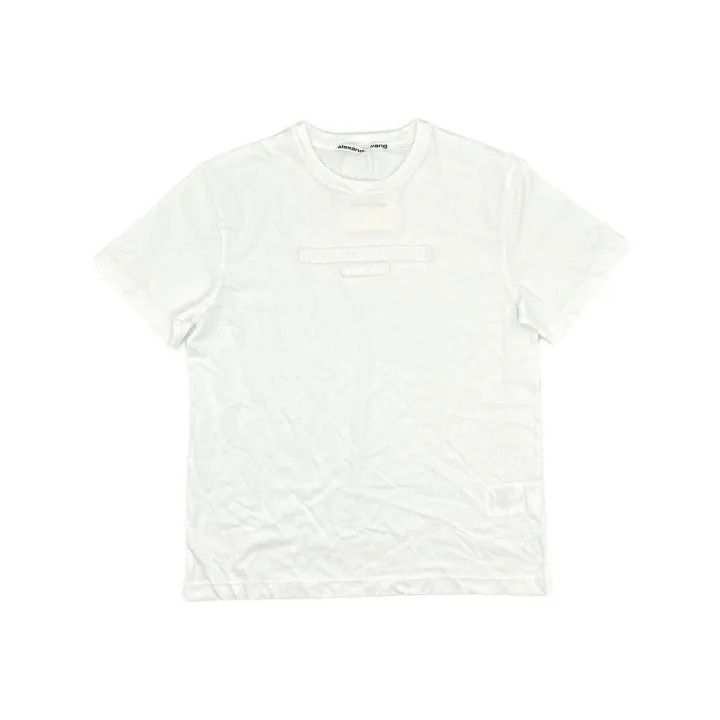 Alexander Wang Alexander Wang Distressed Logo Loose Fit T-Shirt 0079 Size L / US 10 / IT 46 - 2 Thumbnail