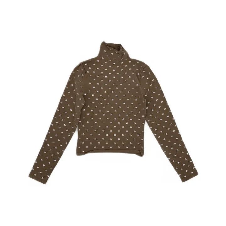 Alexander Wang Alexander Wang Chic Turtleneck Long Sleeve T-Shirt 0079 Size XS / US 0-2 / IT 36-38 - 2 Thumbnail