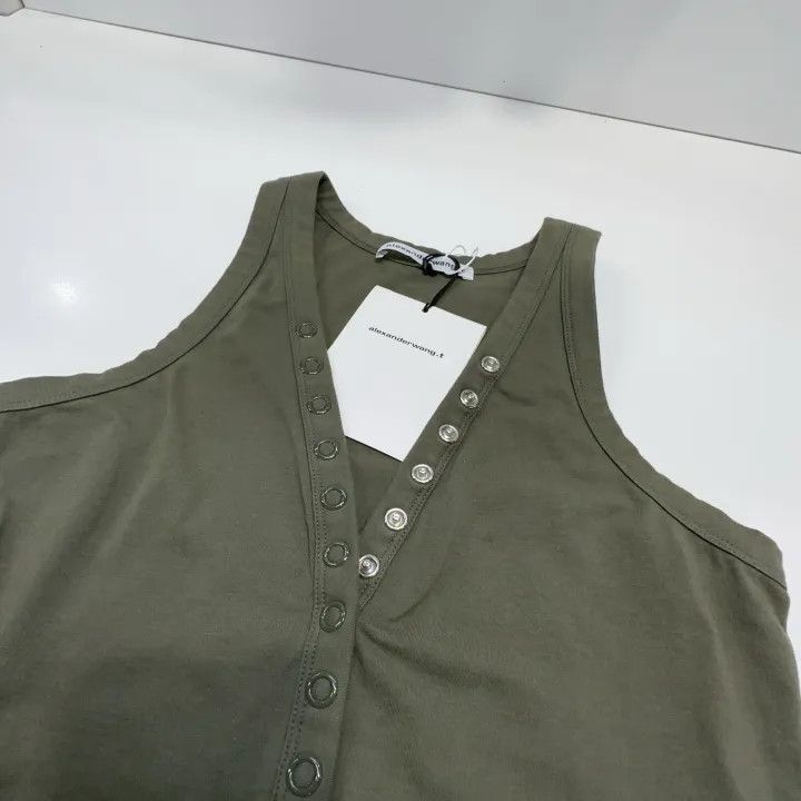 Alexander Wang Alexander Wang Casual Solid Color Bodysuit 0079 Size XS / US 0-2 / IT 36-38 - 7 Thumbnail