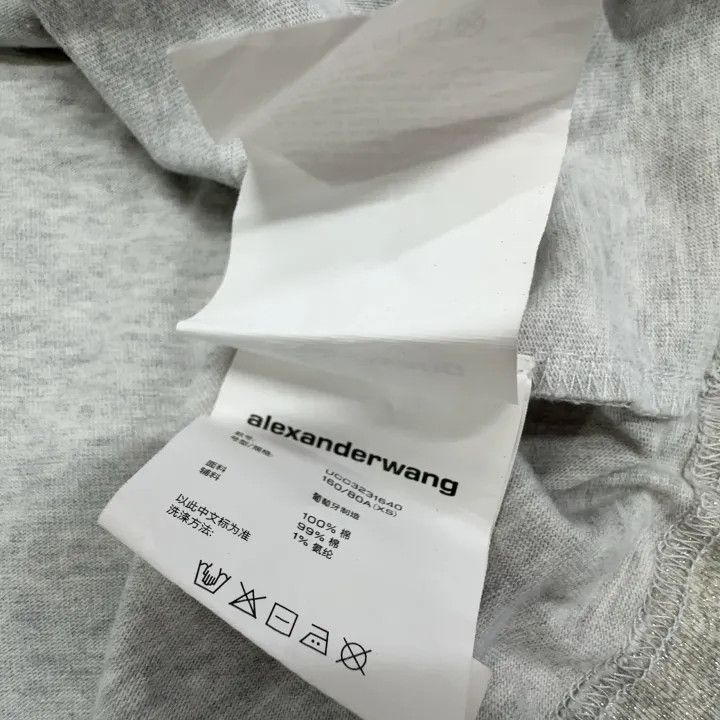 Alexander Wang Alexander Wang Simple Comfortable Short Sleeve T-Shirt 0079 Size XS / US 0-2 / IT 36-38 - 4 Thumbnail