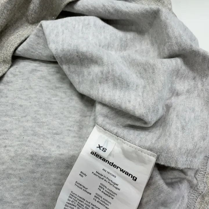 Alexander Wang Alexander Wang Simple Comfortable Short Sleeve T-Shirt 0079 Size XS / US 0-2 / IT 36-38 - 5 Thumbnail