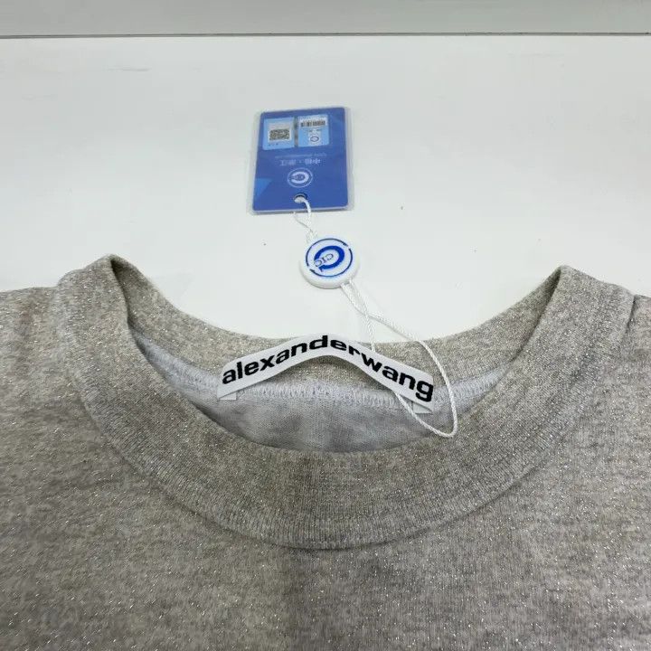 Alexander Wang Alexander Wang Simple Comfortable Short Sleeve T-Shirt 0079 Size XS / US 0-2 / IT 36-38 - 6 Thumbnail