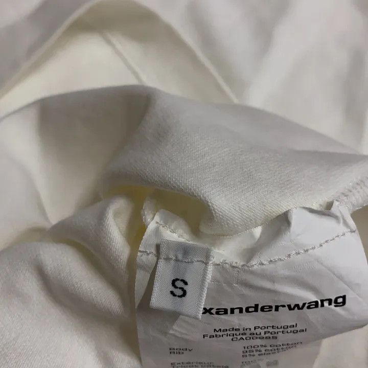 Alexander Wang Alexander Wang Casual Comfortable T-Shirt White 0079 Size S / US 4 / IT 40 - 2 Thumbnail