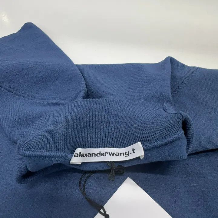 Alexander Wang Alexander Wang Blue Logo Short Sleeve Dress 0079 Size XS / US 0-2 / IT 36-38 - 7 Thumbnail