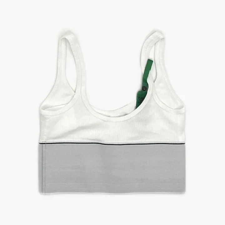 Alexander Wang Alexander Wang Ribbed Stretch Logo Bralette 0079 Size XXS / US 00 / IT 34 - 3 Thumbnail