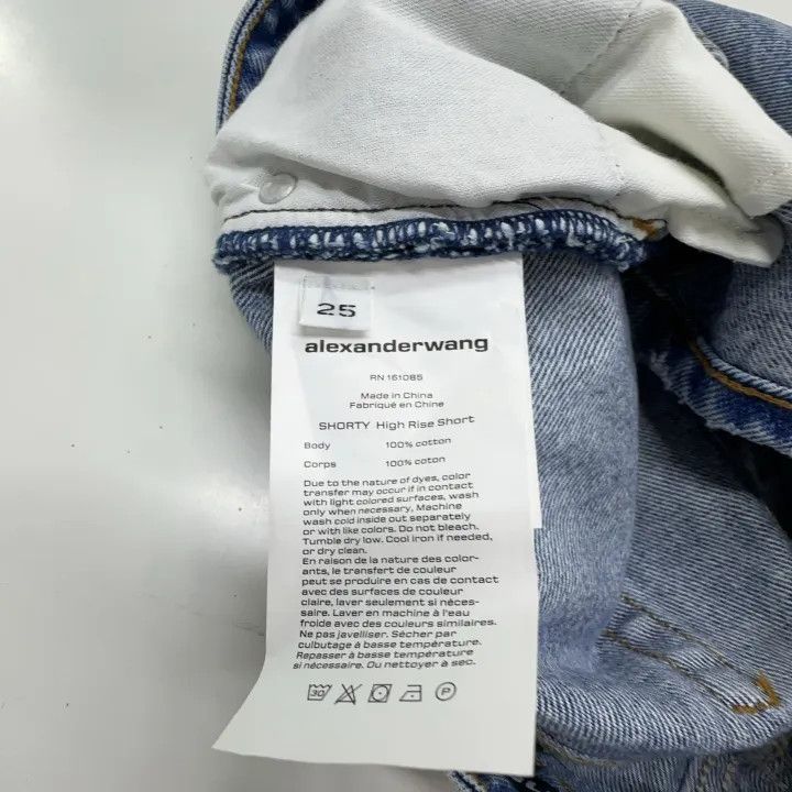 Alexander Wang Alexander Wang Casual Fashion Denim Shorts 0079 Size 25" / US 0 / IT 36 - 6 Thumbnail