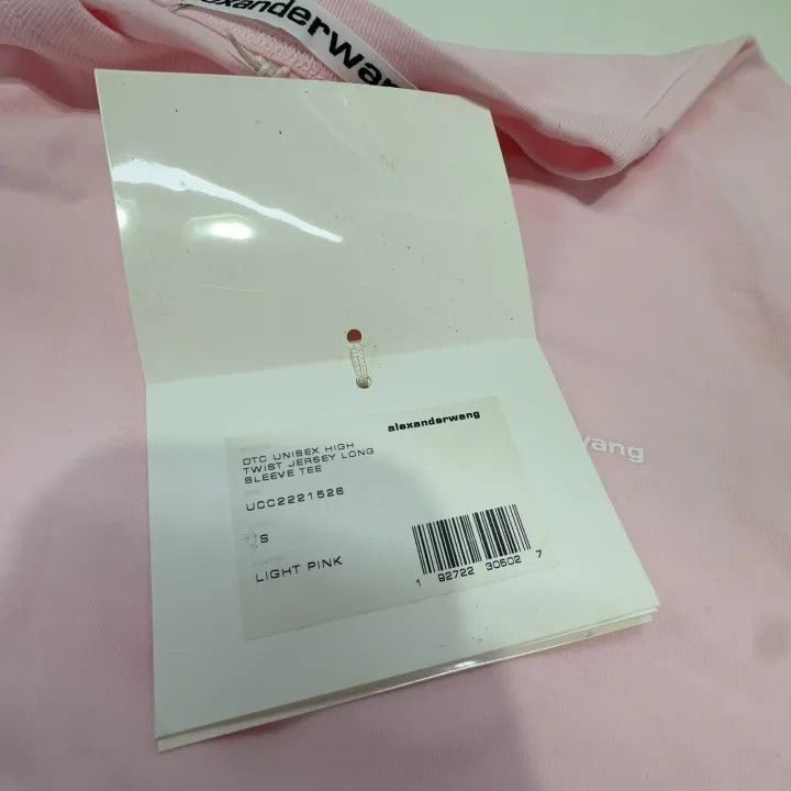 Alexander Wang Alexander Wang SS22 Logo Long Sleeve T-Shirt 0079 Size S / US 4 / IT 40 - 5 Thumbnail