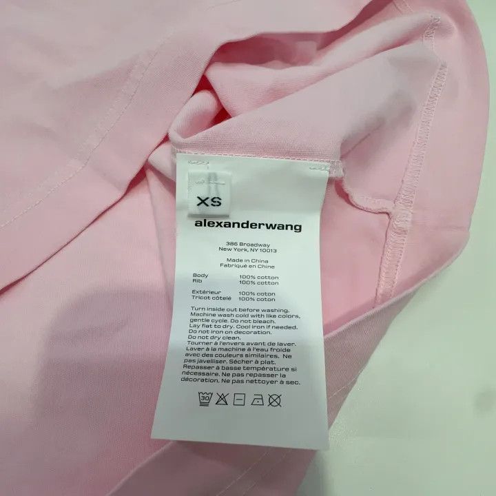 Alexander Wang Alexander Wang SS22 Plain Short Sleeve T-Shirt 0079 Size XS / US 0-2 / IT 36-38 - 6 Thumbnail