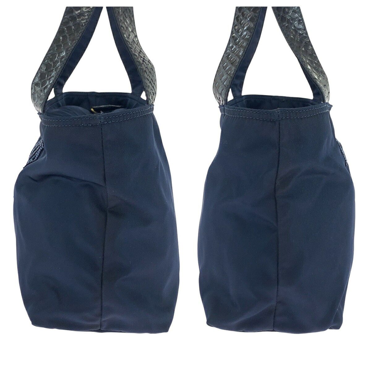 Prada Prada Prada Beads Python Tessuto Handbag Others Tote Bag DUTY FREE for USA Size ONE SIZE - 8 Thumbnail
