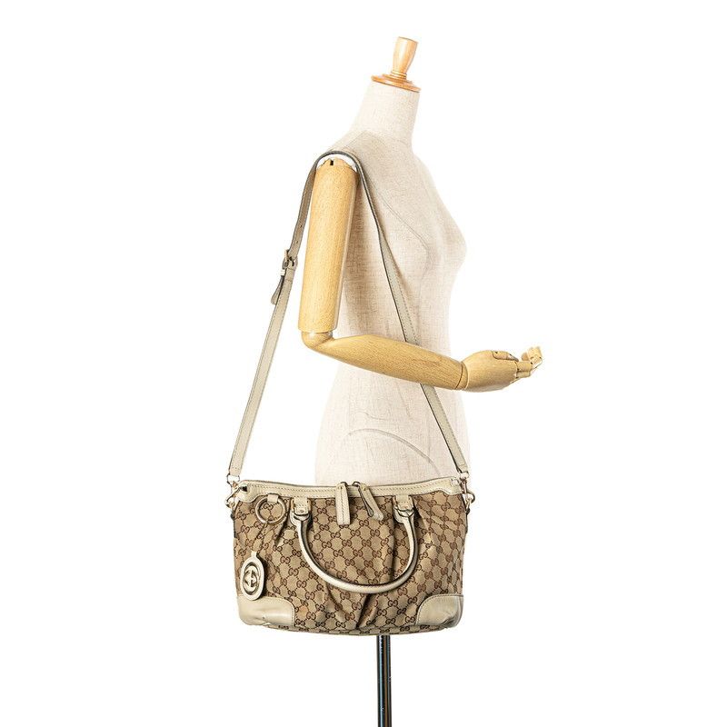 Gucci Gucci Gucci Sukey GG Canvas 2way bag Canvas Shoulder Bag 247902 Size ONE SIZE - 11 Thumbnail