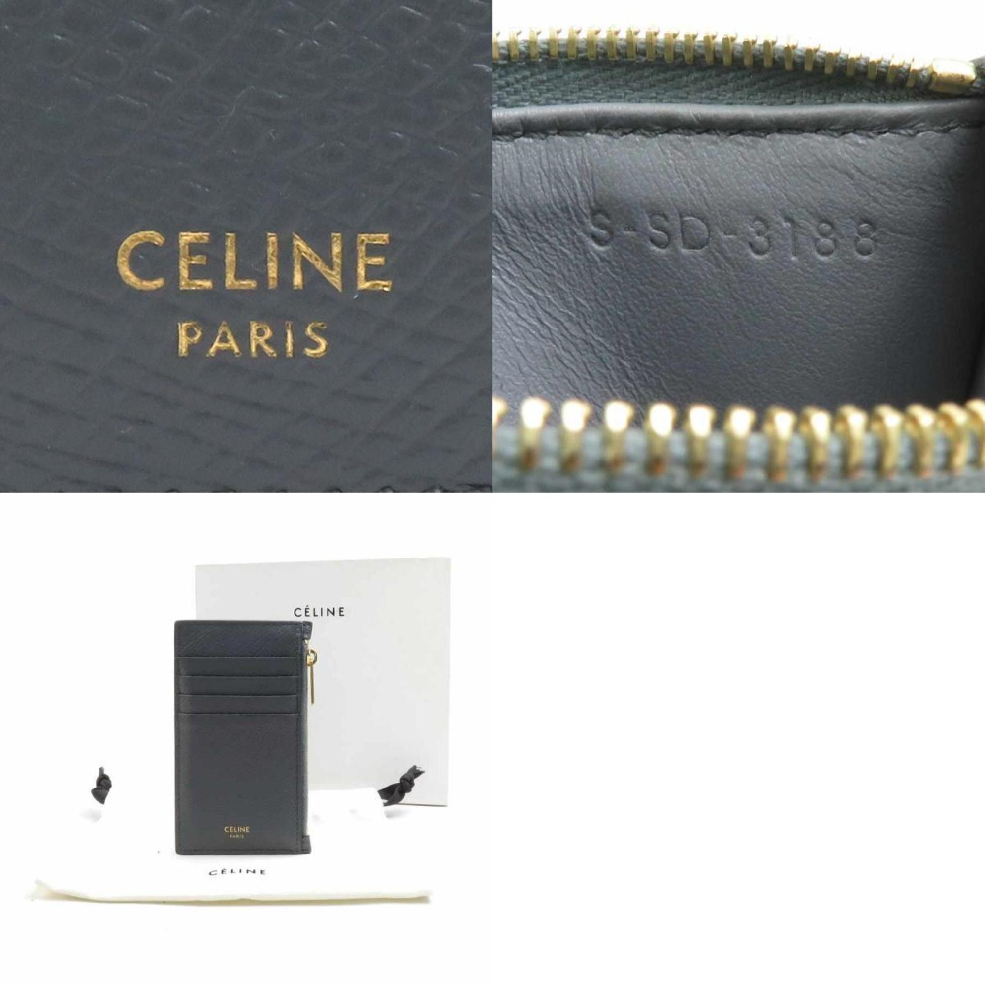 Celine CELINE Wallet/Coin Case Leather Grey Men's Women's h31223a Size ONE SIZE - 5 Thumbnail