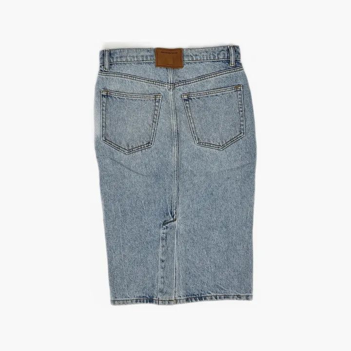Alexander Wang Alexander Wang Casual Denim Midi Skirt 0079 Size 25" / US 0 / IT 36 - 3 Thumbnail