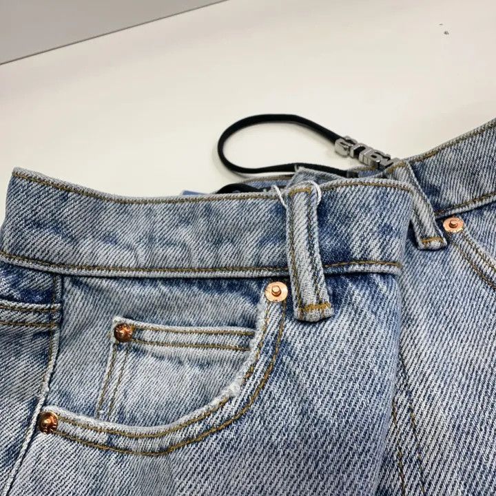 Alexander Wang Alexander Wang Casual Denim Midi Skirt 0079 Size 25" / US 0 / IT 36 - 7 Thumbnail