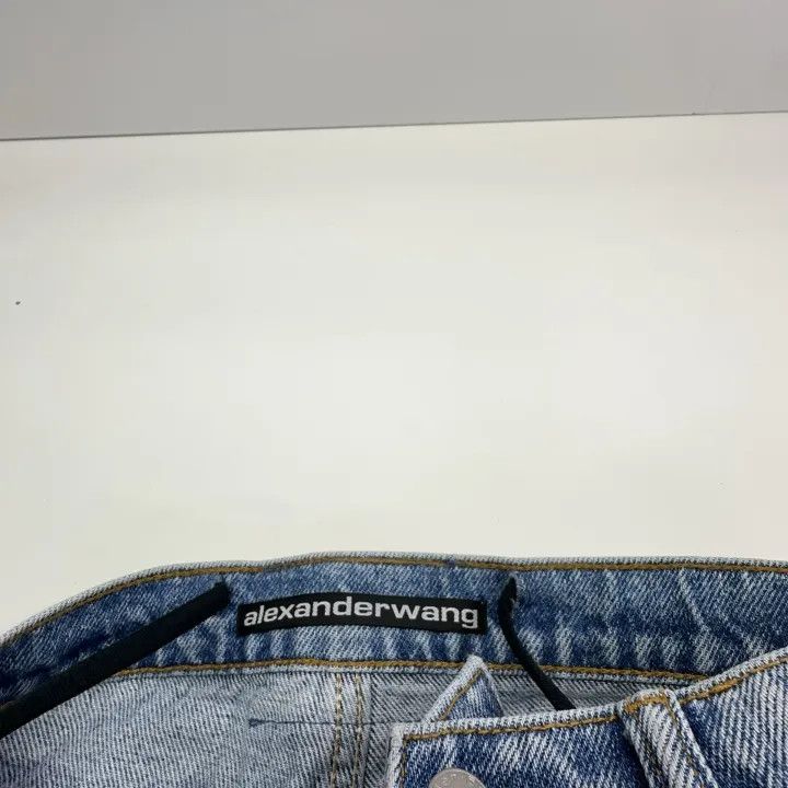 Alexander Wang Alexander Wang Casual Denim Midi Skirt 0079 Size 25" / US 0 / IT 36 - 6 Thumbnail