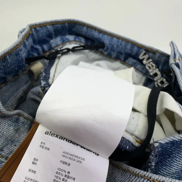Alexander Wang Alexander Wang Casual Denim Midi Skirt 0079 Size 25" / US 0 / IT 36 - 4 Thumbnail