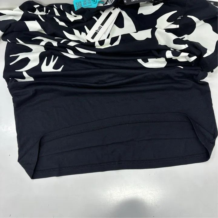 Alexander McQueen McQ Alexander McQueen Black Swallow Print Dress 0079 Size L / US 10 / IT 46 - 9 Thumbnail