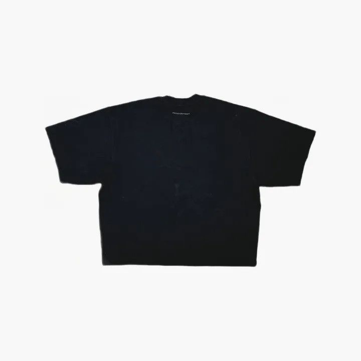 Alexander Wang Alexander Wang Solid Black Short Sleeve T-Shirt 0079 Size L / US 10 / IT 46 - 3 Thumbnail