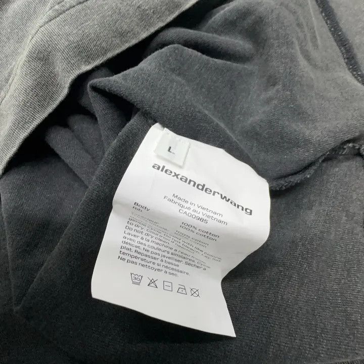 Alexander Wang Alexander Wang Logo Print Long Sleeve Tee 0079 Size L / US 10 / IT 46 - 4 Thumbnail