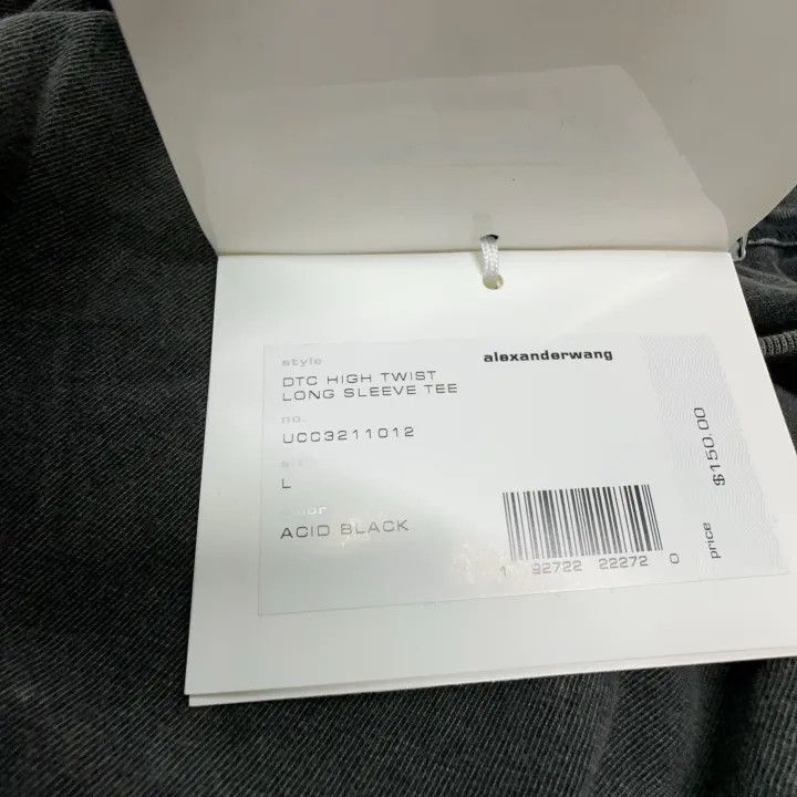 Alexander Wang Alexander Wang Logo Print Long Sleeve Tee 0079 Size L / US 10 / IT 46 - 5 Thumbnail