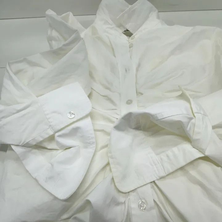 Alexander Wang Alexander Wang Stylish Solid Color Button-Up Shirt 0079 Size S / US 4 / IT 40 - 11 Thumbnail