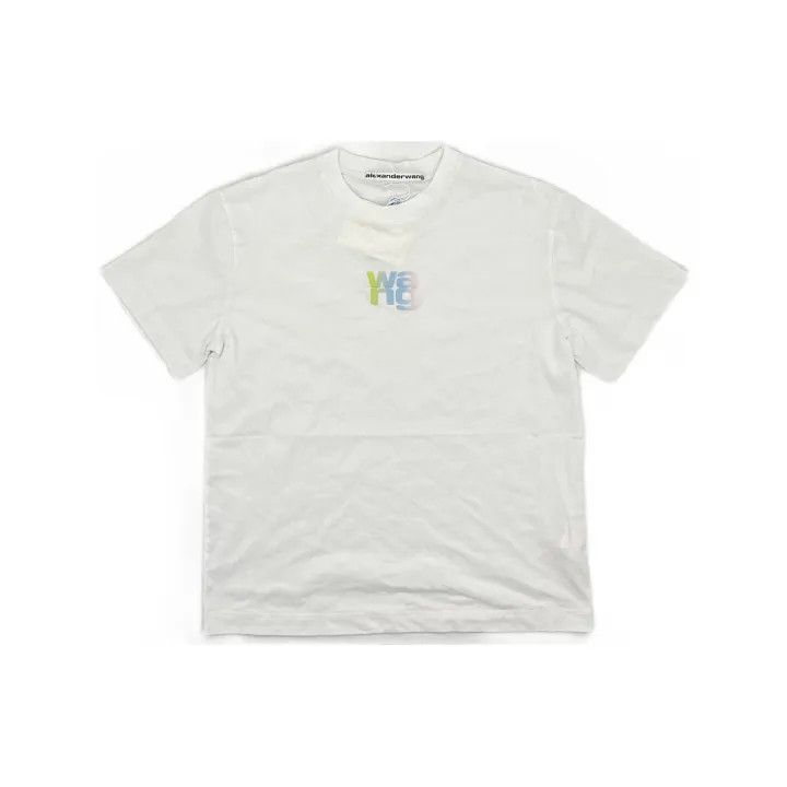 Alexander Wang Alexander Wang Casual Fashion Plain Short Sleeve T-Shirt 0079 Size S / US 4 / IT 40 - 2 Thumbnail