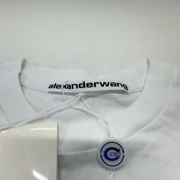 Alexander Wang Alexander Wang Casual Fashion Plain Short Sleeve T-Shirt 0079 Size S / US 4 / IT 40 - 4 Thumbnail