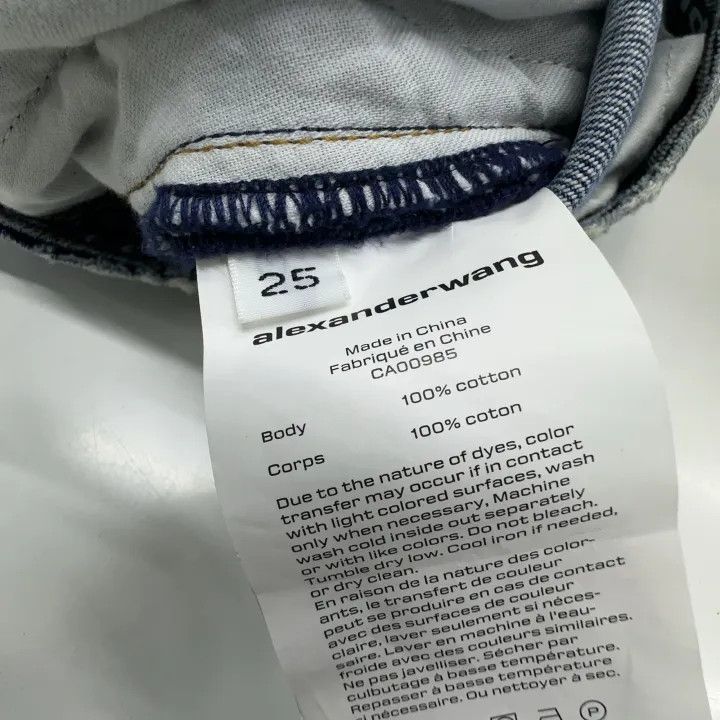Alexander Wang Alexander Wang Casual Denim Long Pants 0079 Size 25" / US 0 / IT 36 - 5 Thumbnail