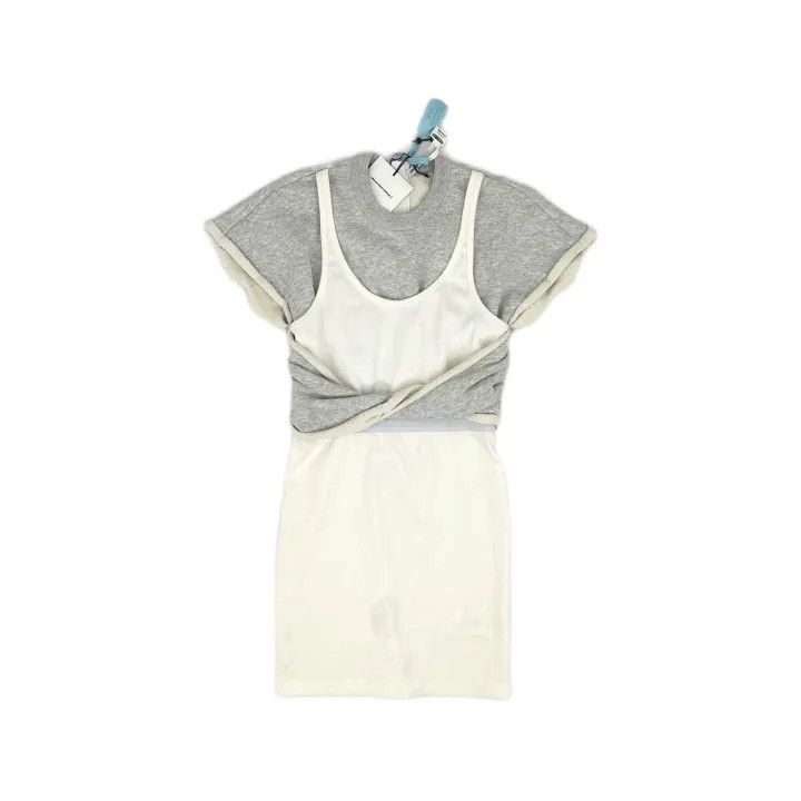 Alexander Wang Alexander Wang SS21 Layered Short Sleeve Dress 0079 Size S / US 4 / IT 40 - 2 Thumbnail