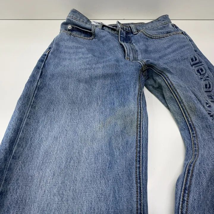 Alexander Wang Alexander Wang Casual Chic Straight Leg Jeans 0079 Size 24" / US 00 / IT 34 - 10 Thumbnail