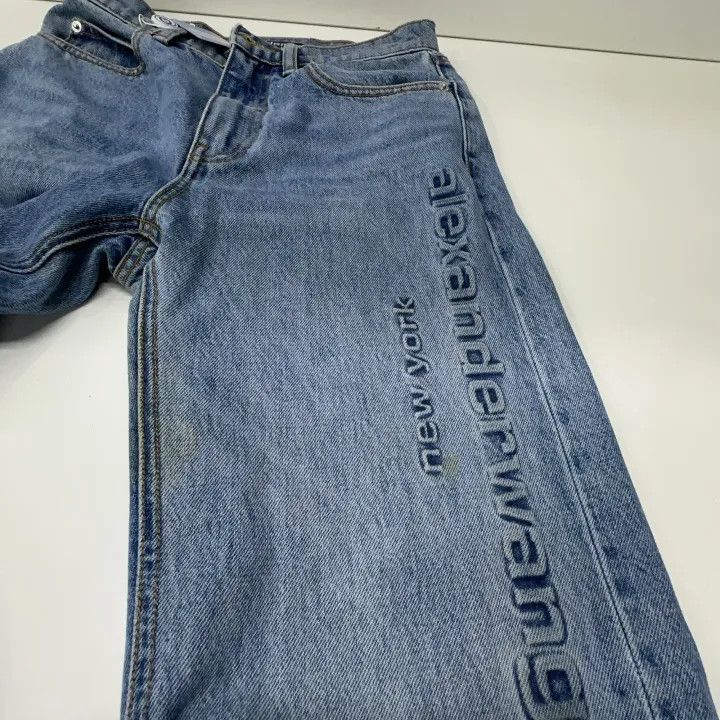 Alexander Wang Alexander Wang Casual Chic Straight Leg Jeans 0079 Size 24" / US 00 / IT 34 - 9 Thumbnail