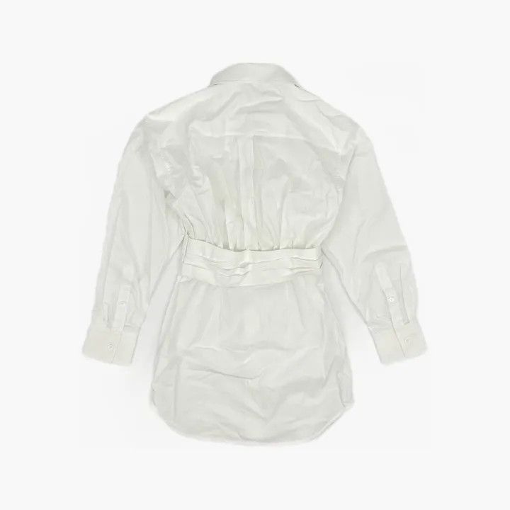 Alexander Wang Alexander Wang SS22 Fitted White Long Sleeve Dress 0079 Size S / US 4 / IT 40 - 3 Thumbnail