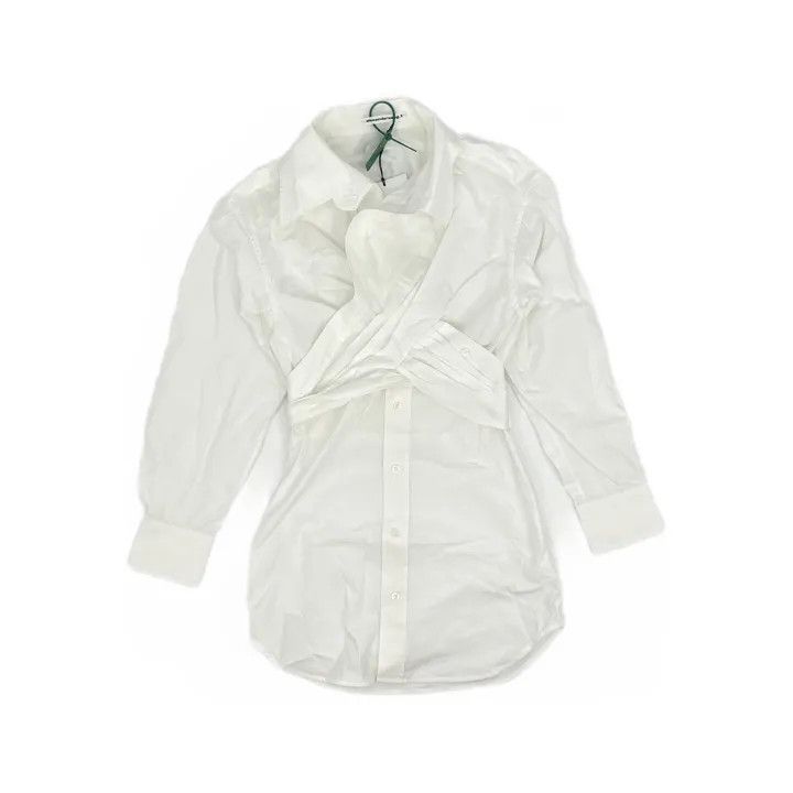 Alexander Wang Alexander Wang SS22 Fitted White Long Sleeve Dress 0079 Size S / US 4 / IT 40 - 2 Thumbnail