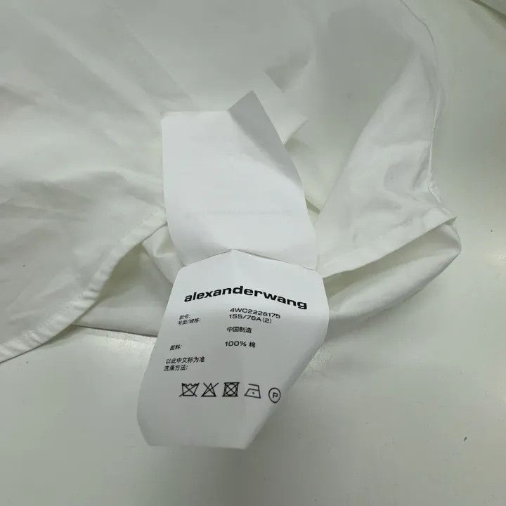 Alexander Wang Alexander Wang SS22 Fitted White Long Sleeve Dress 0079 Size S / US 4 / IT 40 - 7 Thumbnail