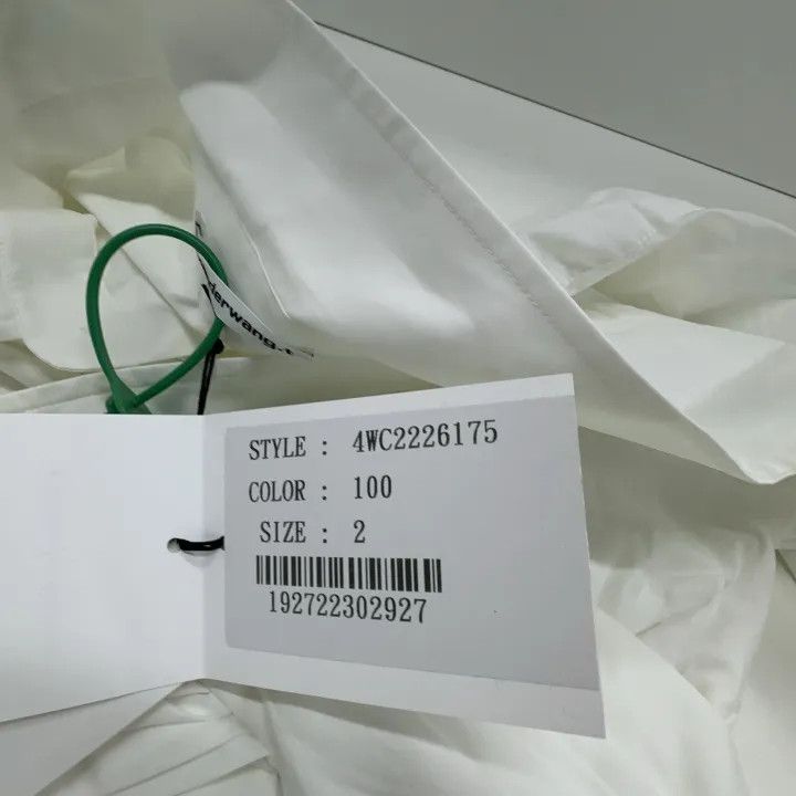 Alexander Wang Alexander Wang SS22 Fitted White Long Sleeve Dress 0079 Size S / US 4 / IT 40 - 4 Thumbnail