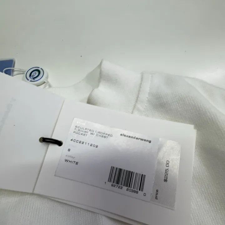 Alexander Wang Alexander Wang Cropped Short Sleeve T-Shirt 0079 Size S / US 4 / IT 40 - 6 Thumbnail