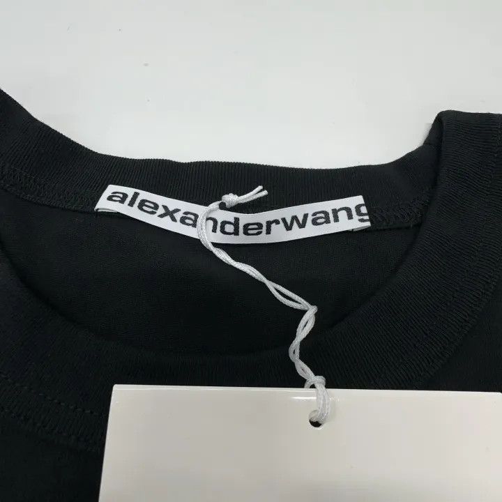 Alexander Wang Alexander Wang Unisex Long Sleeve T-Shirt Black 0079 Size M / US 6-8 / IT 42-44 - 4 Thumbnail