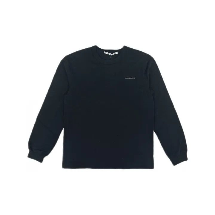 Alexander Wang Alexander Wang Unisex Long Sleeve T-Shirt Black 0079 Size M / US 6-8 / IT 42-44 - 2 Thumbnail