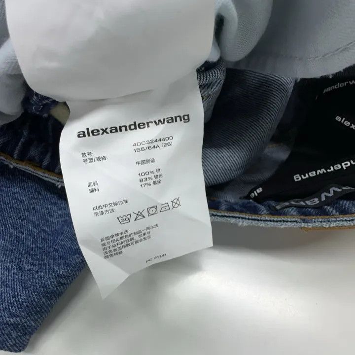 Alexander Wang Alexander Wang Casual Straight Leg Jeans 0079 Size 26" / US 2 / IT 38 - 4 Thumbnail