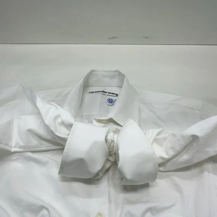 Alexander Wang Alexander Wang Stylish Cropped Long Sleeve Shirt 0079 Size XS / US 0-2 / IT 36-38 - 8 Thumbnail