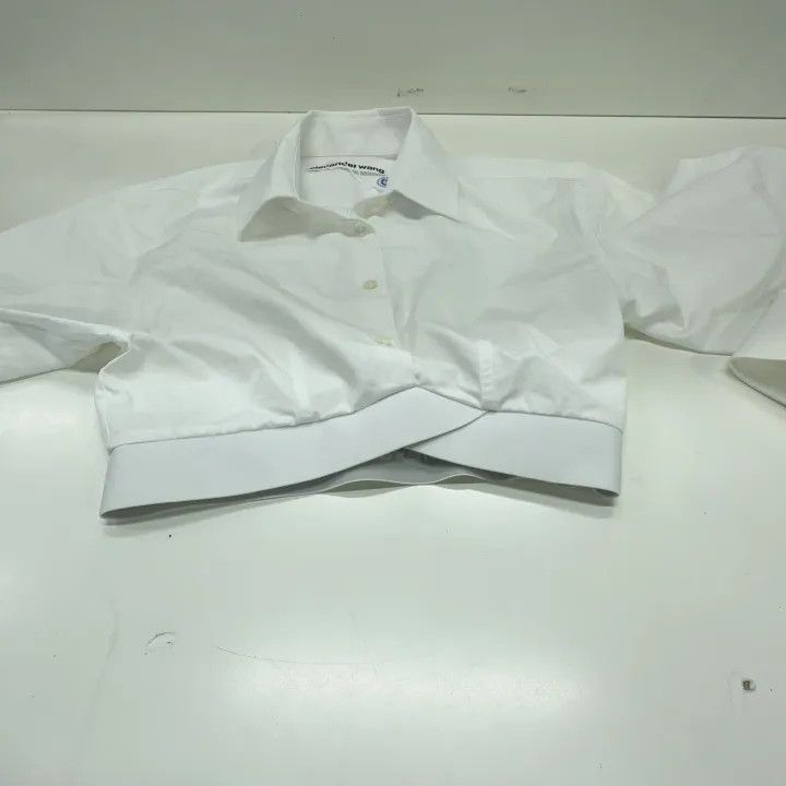 Alexander Wang Alexander Wang Stylish Cropped Long Sleeve Shirt 0079 Size XS / US 0-2 / IT 36-38 - 10 Thumbnail