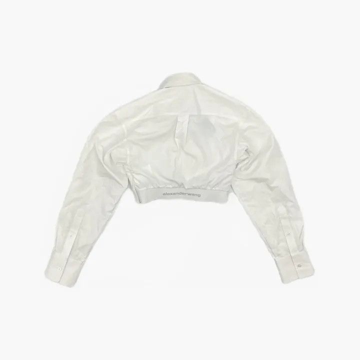 Alexander Wang Alexander Wang Stylish Cropped Long Sleeve Shirt 0079 Size XS / US 0-2 / IT 36-38 - 3 Thumbnail