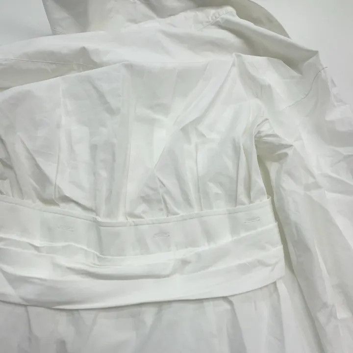 Alexander Wang Alexander Wang White Long Sleeve Fitted Dress 0079 Size S / US 4 / IT 40 - 6 Thumbnail