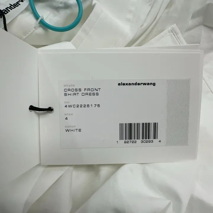 Alexander Wang Alexander Wang White Long Sleeve Fitted Dress 0079 Size S / US 4 / IT 40 - 3 Thumbnail