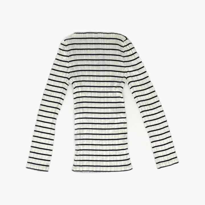 Alexander Wang Alexander Wang Striped Long Sleeve T-Shirt 0079 Size S / US 4 / IT 40 - 3 Thumbnail