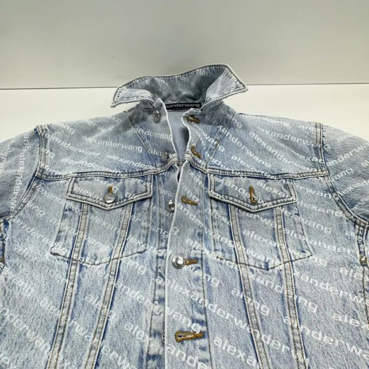 Alexander Wang Alexander Wang Casual Single Button Denim Jacket 0079 Size XS / US 0-2 / IT 36-38 - 7 Thumbnail