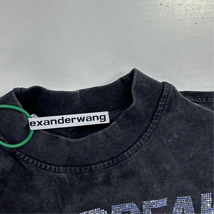 Alexander Wang Alexander Wang Heartbreaker Distressed Short Sleeve Tee 0079 Size XXS / US 00 / IT 34 - 2 Thumbnail
