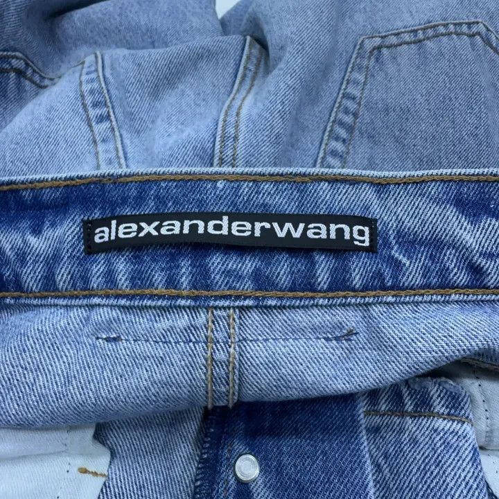 Alexander Wang Alexander Wang Casual Loose Denim Trousers 0079 Size 23" - 4 Thumbnail