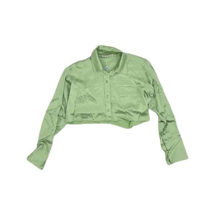 Alexander Wang Alexander Wang Stylish Cropped Button-Up Shirt 0079 Size S / US 4 / IT 40 - 2 Thumbnail