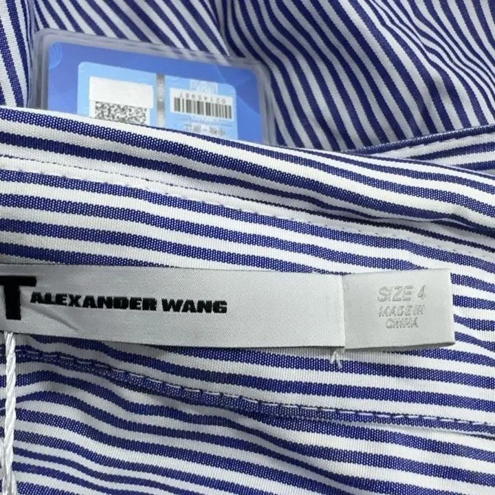 Alexander Wang Alexander Wang Casual Striped Button-Up Shirt 0079 Size S / US 4 / IT 40 - 4 Thumbnail