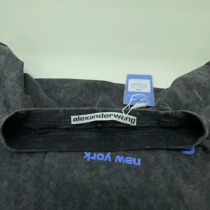 Alexander Wang Alexander Wang SS22 Logo Print Cotton Tee 0079 Size S / US 4 / IT 40 - 7 Thumbnail